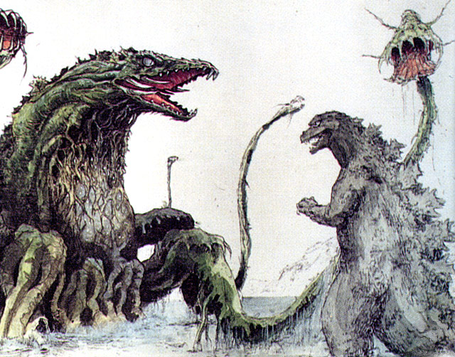 File:Concept Art - Godzilla vs. Biollante - Godzilla vs. Biollante 3.png