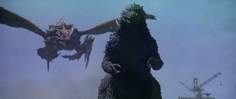 File:Godzilla vs. Megaguirus - Megaguirus flies behind Godzilla.png
