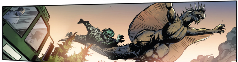 File:RULERS OF EARTH Issue 5 - 6 - Varan carries off Gaira.png