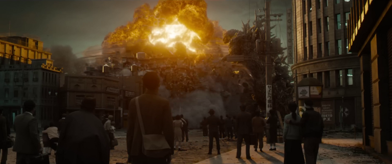 File:Minus One - Godzilla's atomic breath causes a tremendous explosion.png