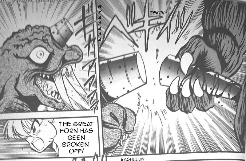 File:Godzilla breaks Baraguma's horn.JPG