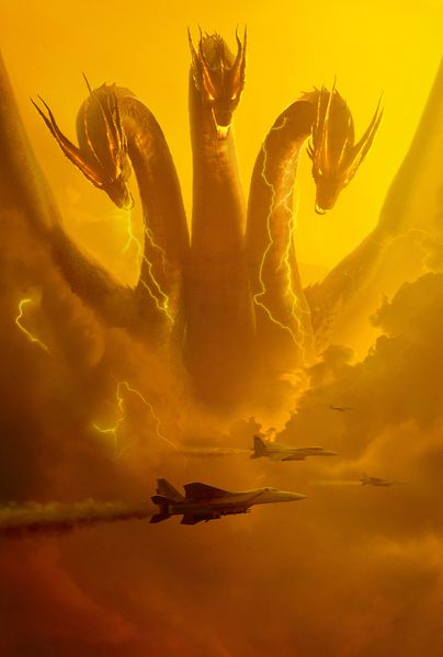 File:Godzilla KOTM Textless GHIDORAH.jpeg