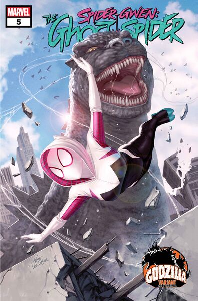 File:Spider-Gwen The Ghost Spider 5 - Godzilla Variant.jpg