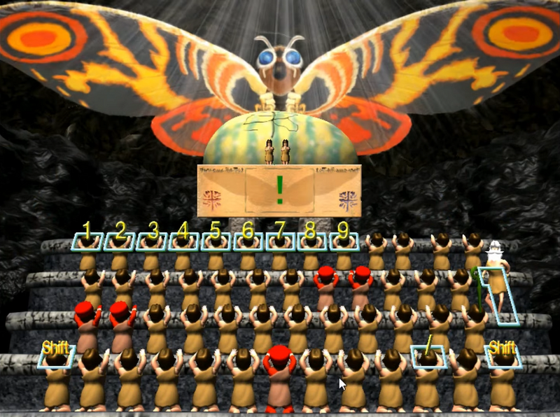File:Shobijin & Mothra in Godzilla Giant Monsters All-Out Typing Attack.png