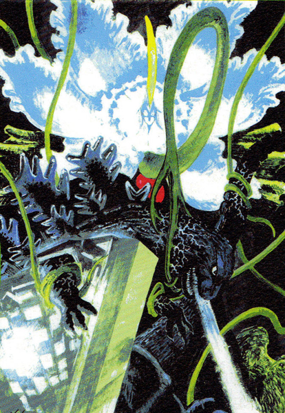 File:Concept Art - Godzilla vs. Biollante - Godzilla vs. Rose Biollante 4.png