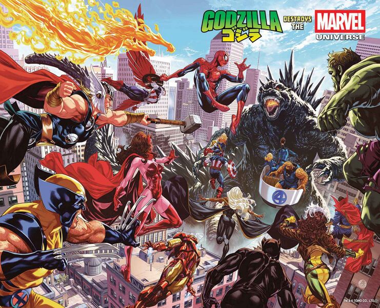 File:Godzilla Destroys the Marvel Universe.jpg