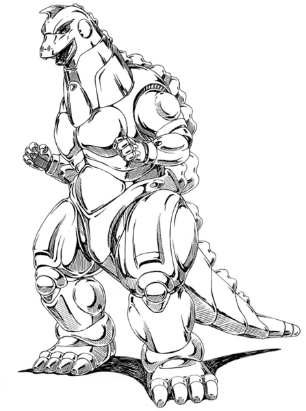 File:Concept Art - Godzilla vs. MechaGodzilla 2 - MechaGodzilla 11.png