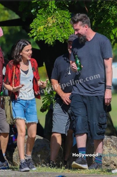 File:Millie Bobby Brown and Adam Wingard.jpg