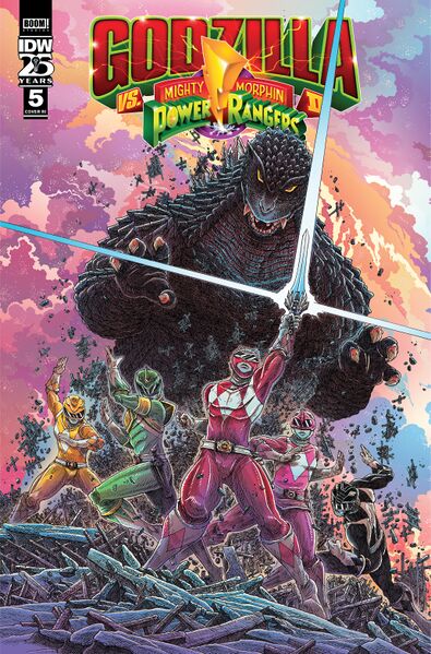 File:Godzilla vs. the Mighty Morphin Power Rangers II Issue 5 Cover RI.jpg