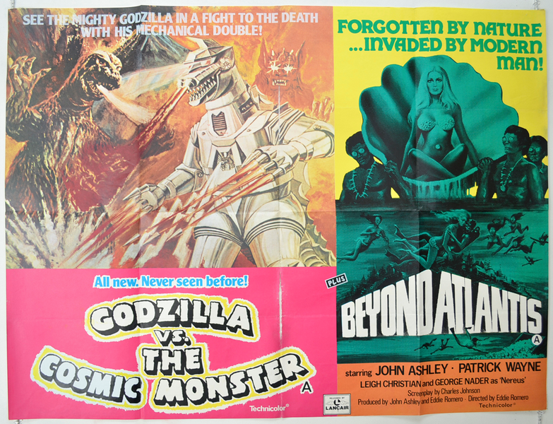 File:Godzilla vs. The Cosmic Monster UK poster.png