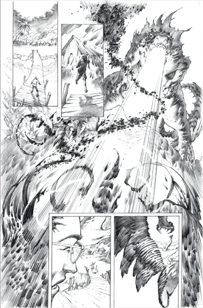 File:Concept Art - Godzilla Awakening - Godzilla Kills One Shinomura.png