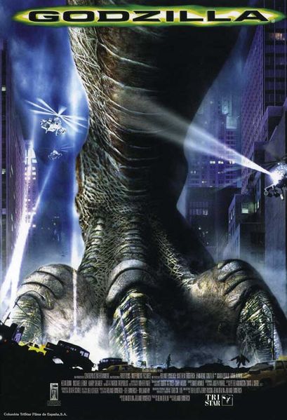 File:Spanish Godzilla 98 Style Poster Spanish.jpg