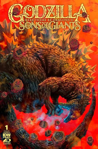 File:Godzilla Here There Be Dragons II - Sons of Giants 1 Cover A.jpg