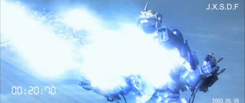 File:Godzilla X MechaGodzilla - Kiryu Uses The Absolute Zero Cannon.png