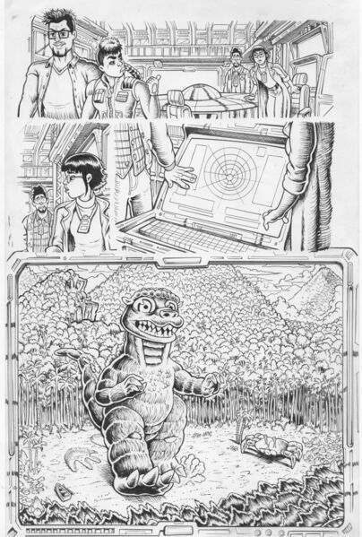 File:Godzilla War for Humanity - Early Son of Godzilla Design 1.jpg