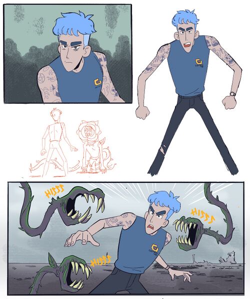 File:Biollante vs. Destoroyah Concept Art 8.jpg