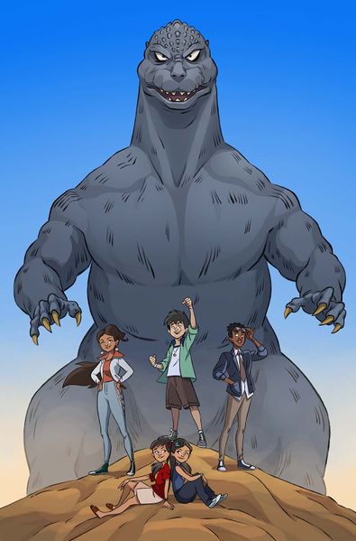 File:New Godzilla comic promotional art.jpg