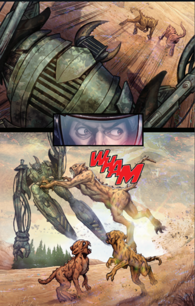 File:The Hunted - Spineprowler VS. Mech Hunter.png