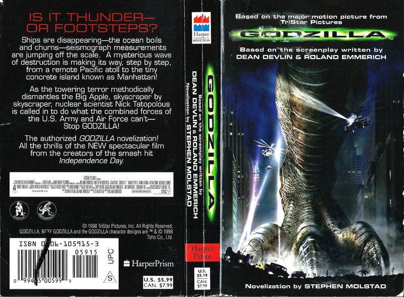 File:Godzilla 1998 The Novelization Cover Full.jpg