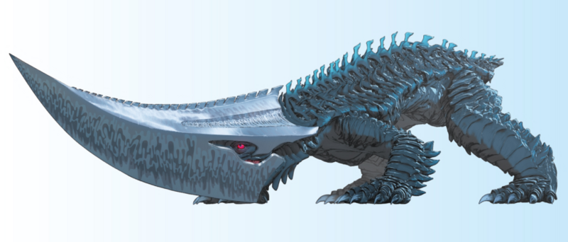 File:Gamera Rebirth Model - Guiron.png