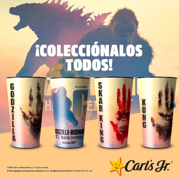 File:Carl’s Jr Godzilla X Kong cups.jpeg