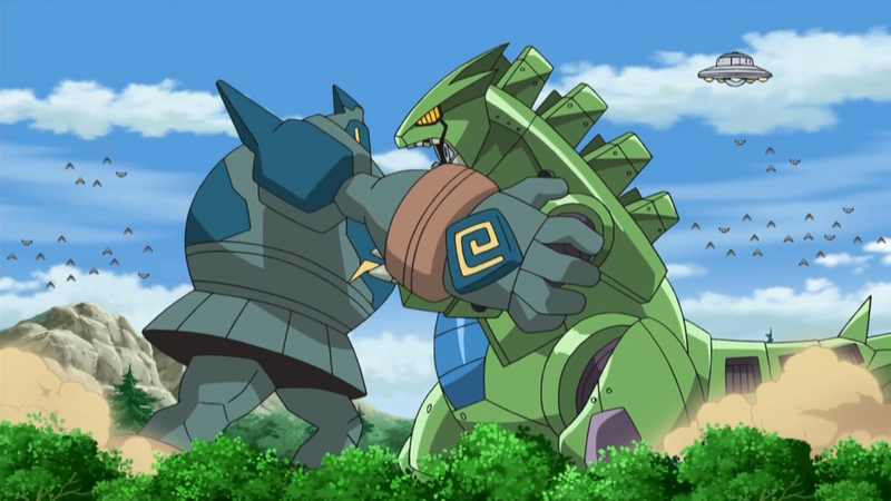 File:Golurk vs. Mecha Tyranitar.png