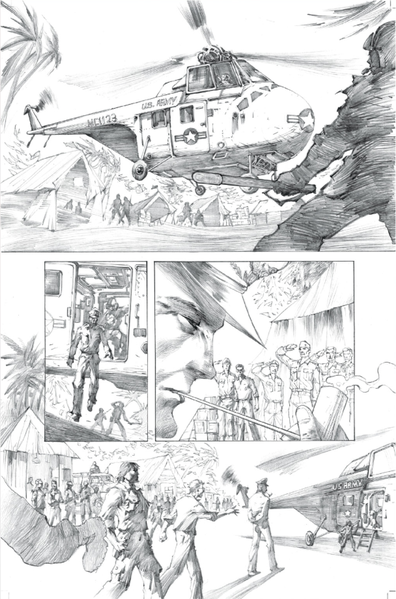 File:Concept Art - Godzilla Awakening - General MacArthur Allows Castle Bravo.png