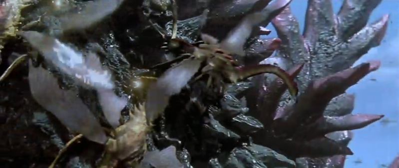 File:Godzilla vs. Megaguirus - Godzilla has his dorsal plates swarmed.png