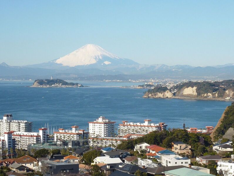 File:Mt. Fuji from Hiroyama Park (Zushi).jpg