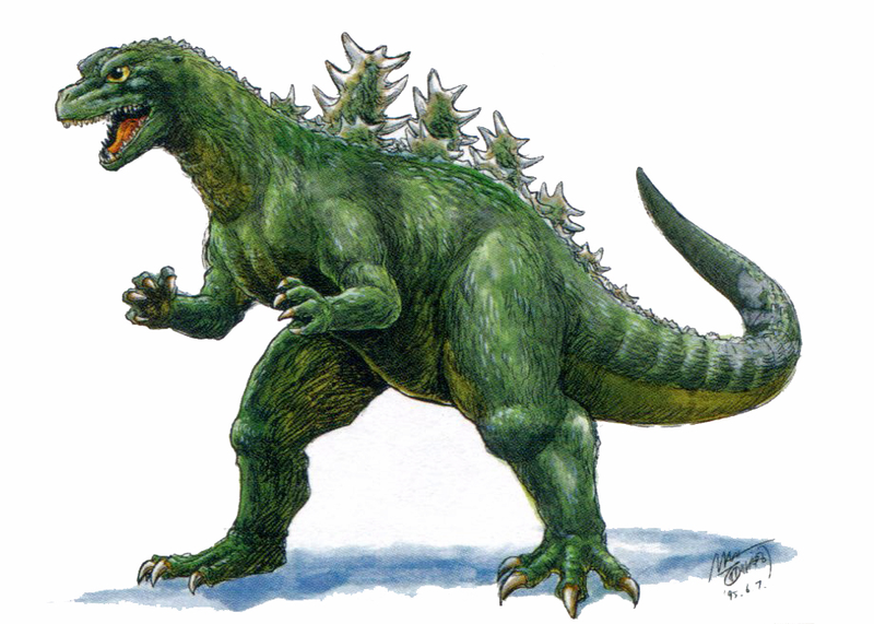 File:Concept Art - Godzilla vs. Destoroyah - Godzilla Junior 11.png