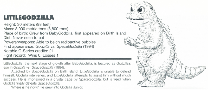 File:The Official Godzilla Compendium - Page 127 - LittleGodzilla profile.png